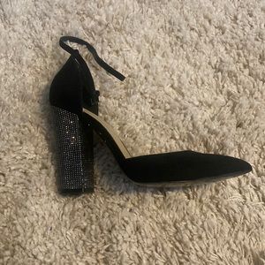 Aldo block heels bedazzled heel. High heel 4”+